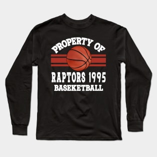 Proud Name Raptors Graphic Property Vintage Basketball Long Sleeve T-Shirt